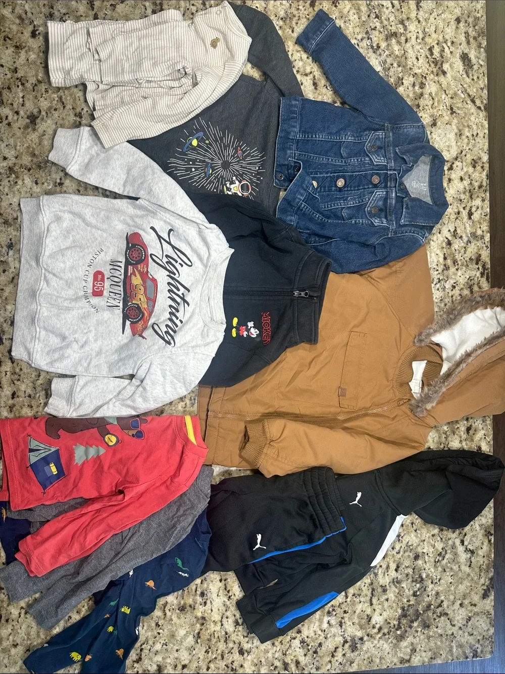 *18-2yr Bundle* coat, sweaters, long sleeve shirts.